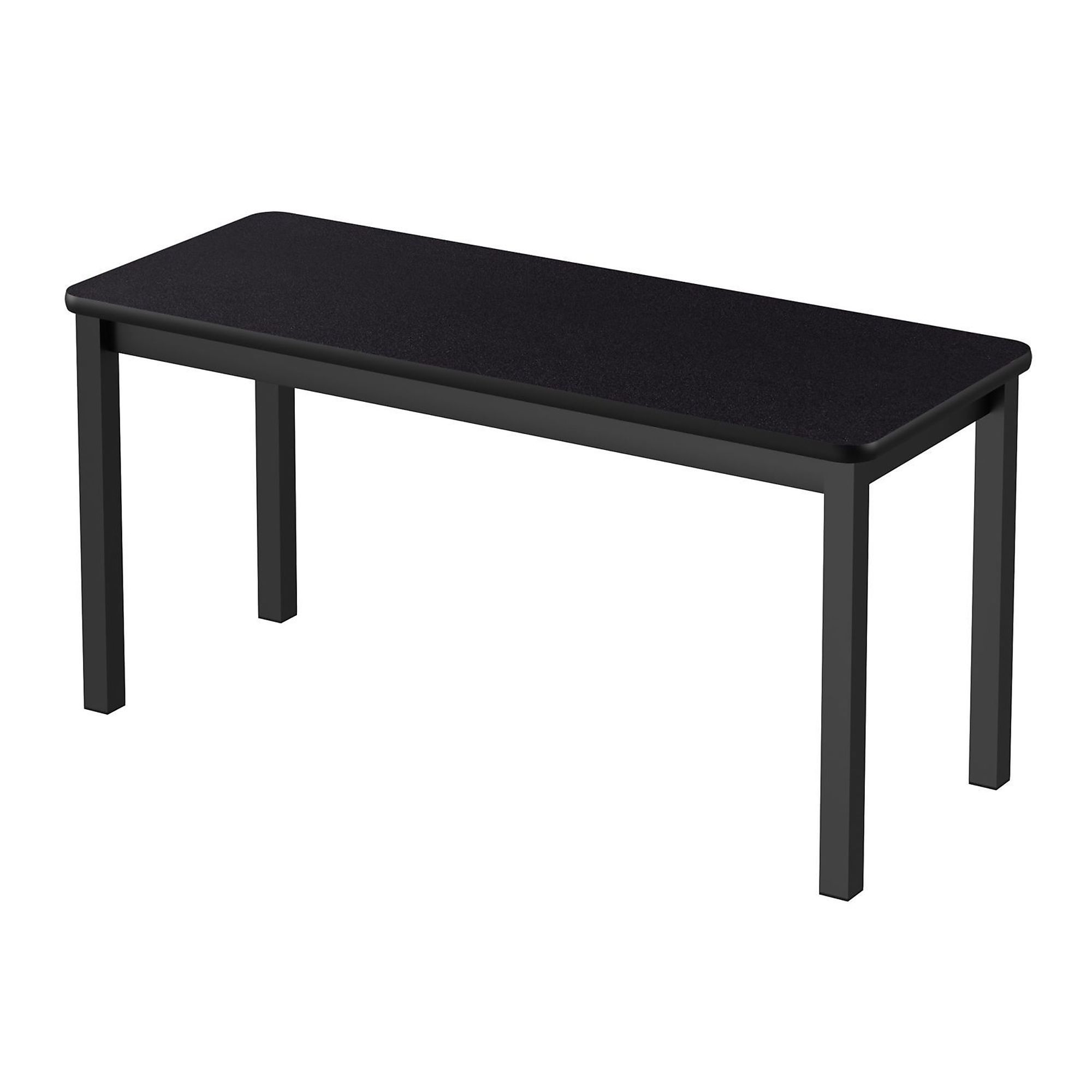 Correll, TFL Library Table, Black Granite, 24x72, Height 29 in, Width 24 in, Length 72 in, Model# LR2472TF-07